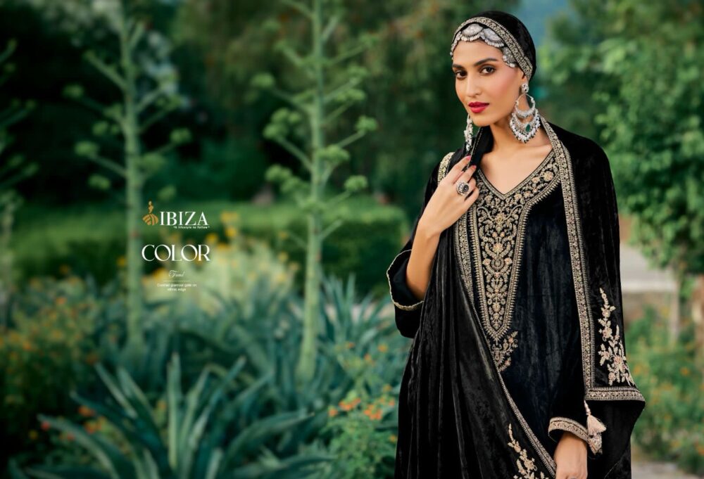 IBIZA LIFESTYLE PHERANS VOL-2 10570 TO 10575 SERIES PURE ITALIAN VISCOSE VELVER SALWAR KAMEEZ WHOLESALER - Image 12