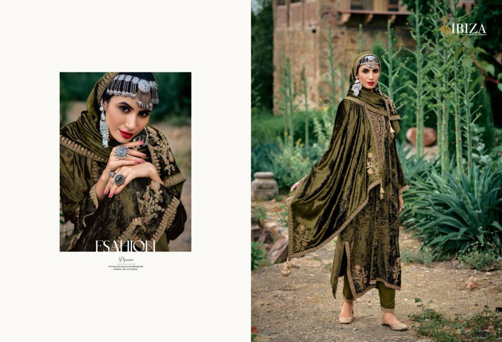 IBIZA LIFESTYLE PHERANS VOL-2 10570 TO 10575 SERIES PURE ITALIAN VISCOSE VELVER SALWAR KAMEEZ WHOLESALER - Image 6