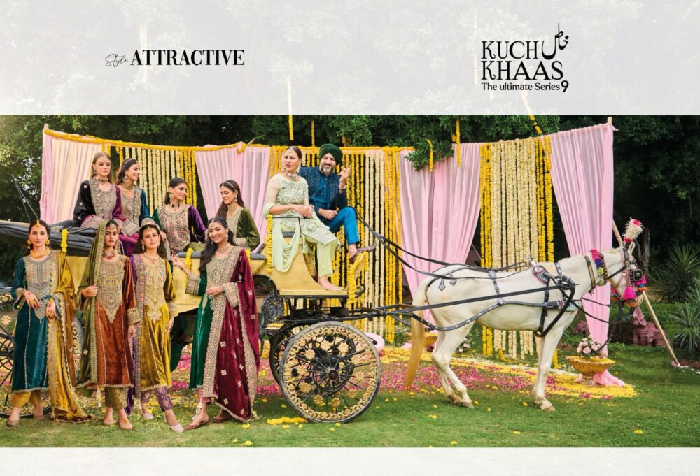 IBIZA LIFESTYLE KUCH KHAAS VOL 9 PURE VELVET DESIGNER SALWAR KAMEEZ - Image 19