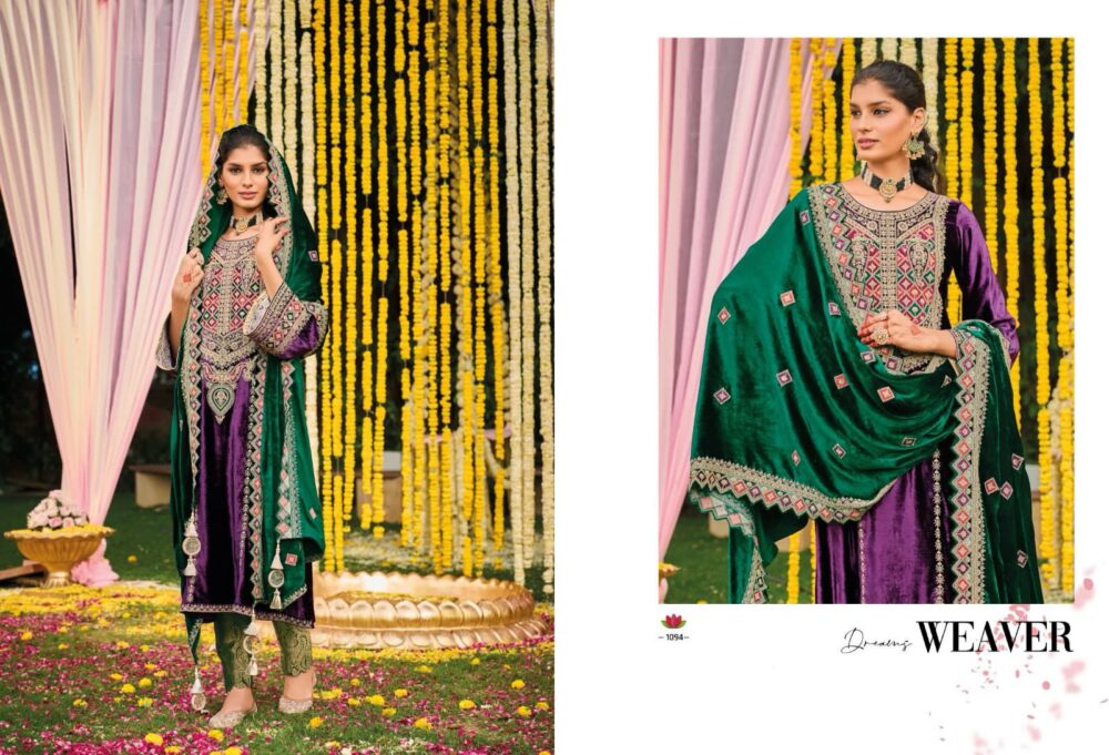 IBIZA LIFESTYLE KUCH KHAAS VOL 9 PURE VELVET DESIGNER SALWAR KAMEEZ - Image 20