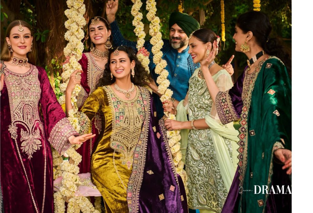 IBIZA LIFESTYLE KUCH KHAAS VOL 9 PURE VELVET DESIGNER SALWAR KAMEEZ - Image 24