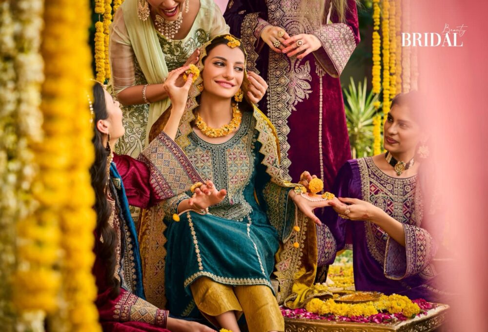 IBIZA LIFESTYLE KUCH KHAAS VOL 9 PURE VELVET DESIGNER SALWAR KAMEEZ - Image 23
