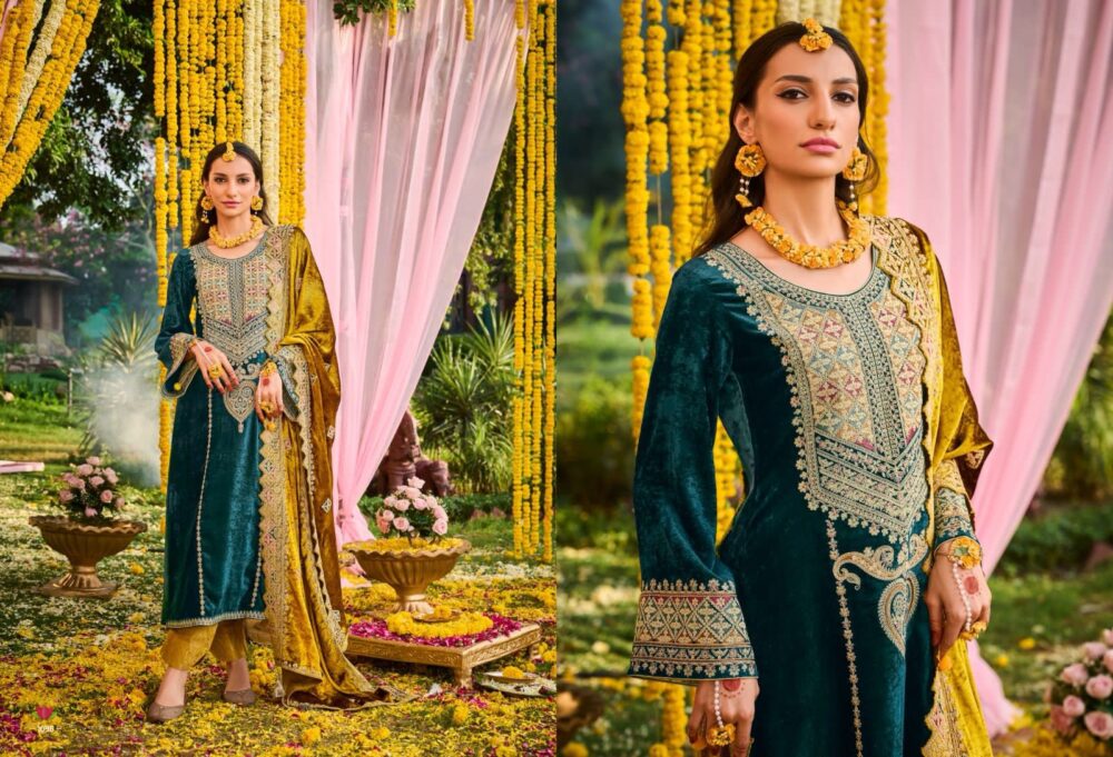 IBIZA LIFESTYLE KUCH KHAAS VOL 9 PURE VELVET DESIGNER SALWAR KAMEEZ - Image 26