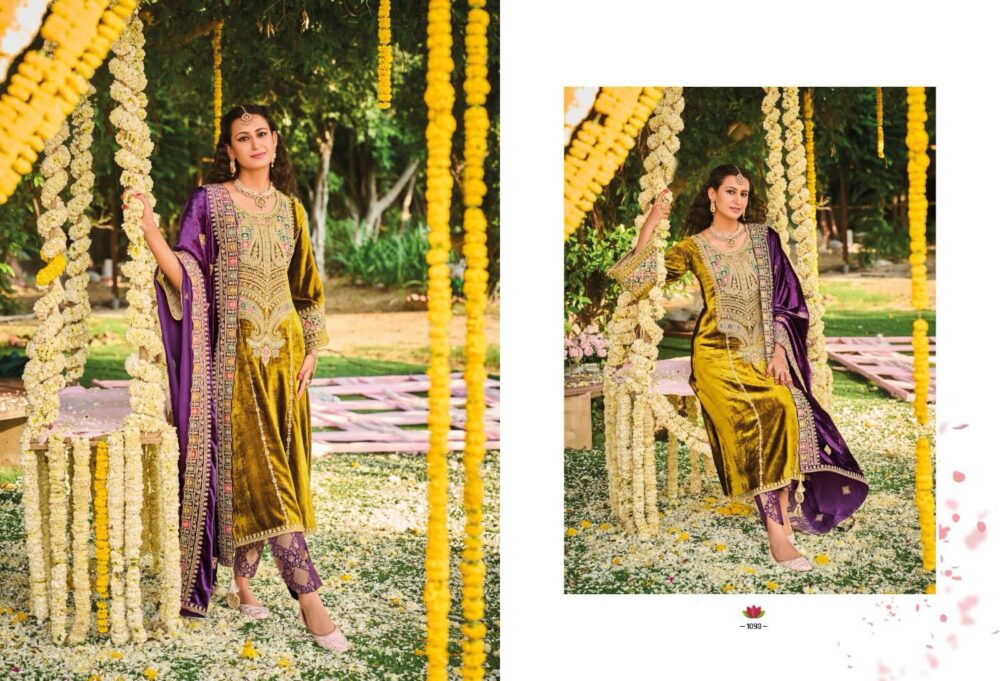 IBIZA LIFESTYLE KUCH KHAAS VOL 9 PURE VELVET DESIGNER SALWAR KAMEEZ - Image 15