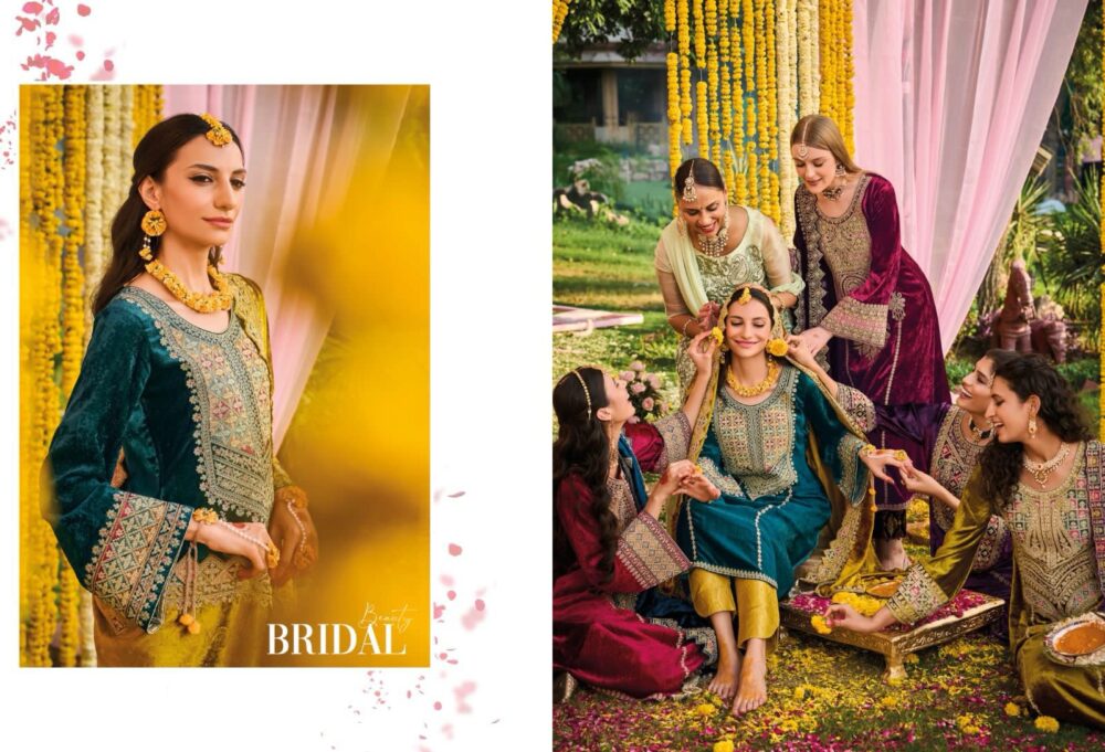 IBIZA LIFESTYLE KUCH KHAAS VOL 9 PURE VELVET DESIGNER SALWAR KAMEEZ - Image 3