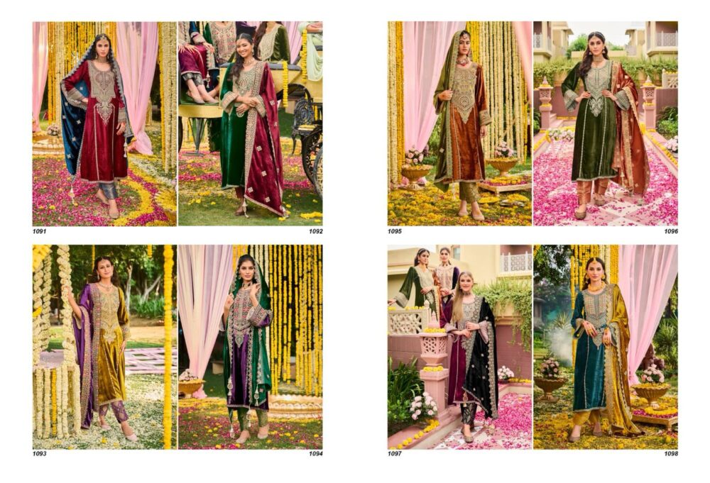 IBIZA LIFESTYLE KUCH KHAAS VOL 9 PURE VELVET DESIGNER SALWAR KAMEEZ - Image 22