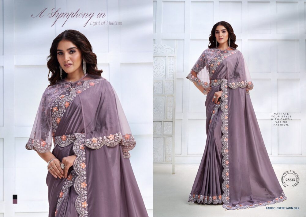 MAHOTSAV MOHMANTHAN 23500 MAJESTICA DESIGNER PARTY WEAR SAREES - Image 6