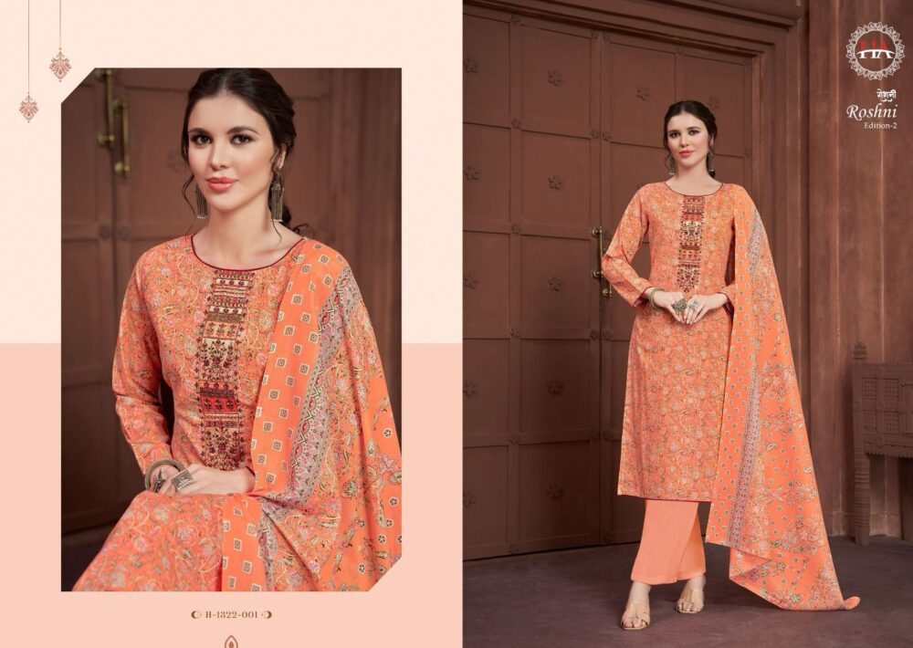 ALOK SUIT ROSHNI EDITION 2 PURE COTTON PRINTED SALWAR SUITS - Image 3