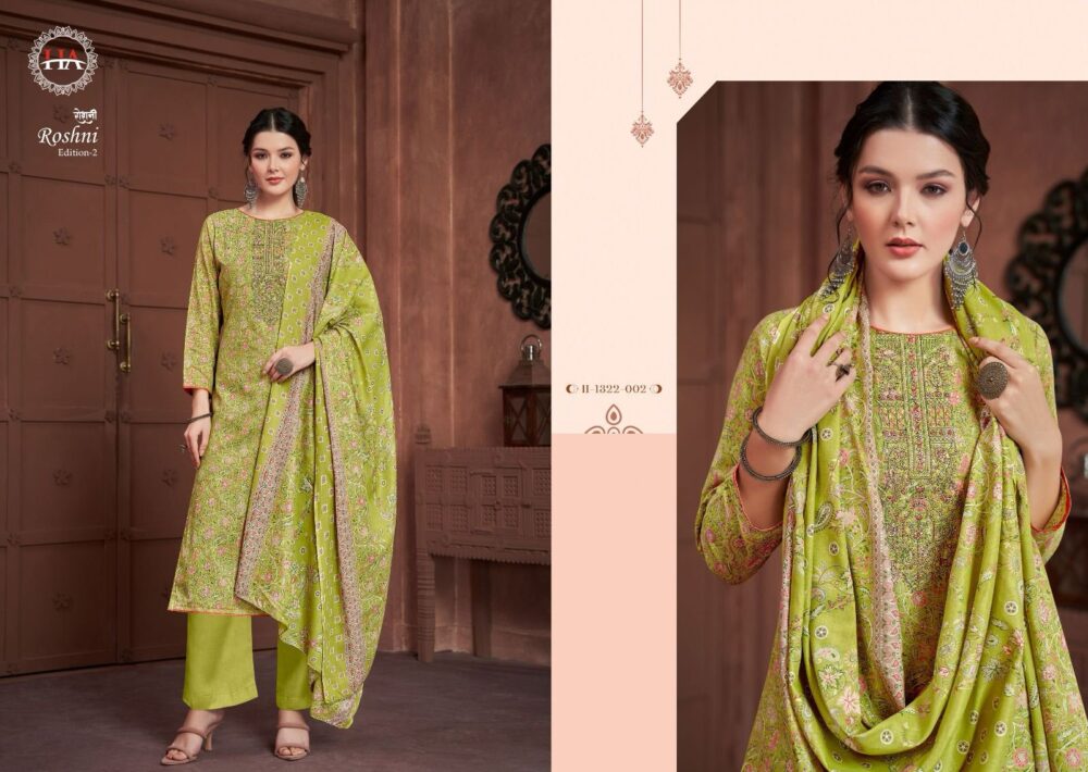 ALOK SUIT ROSHNI EDITION 2 PURE COTTON PRINTED SALWAR SUITS - Image 10