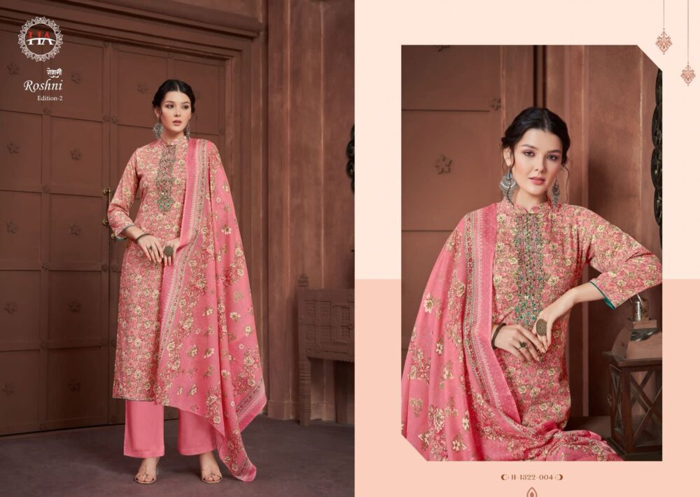 ALOK SUIT ROSHNI EDITION 2 PURE COTTON PRINTED SALWAR SUITS - Image 4