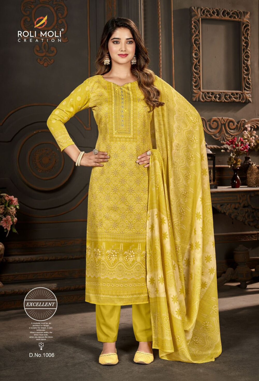 ROLI MOLI CREATION SIRAT SOFT COTTON DESIGNER NEW SUMMER COLLECTION DRESS MATERIALS - Image 7