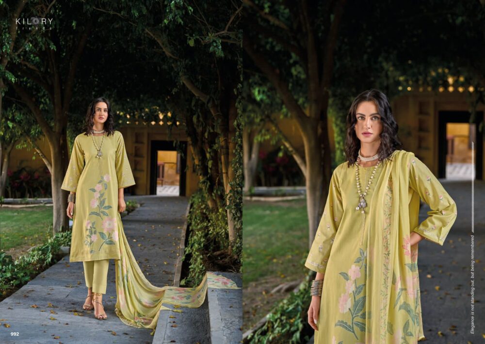 KILORY TRENDZ ZARINA PURE LAWN COTTON EMBROIDERED WORK DESIGNER BRANDED SALWAR KAMEEZ ONLINE - Image 23