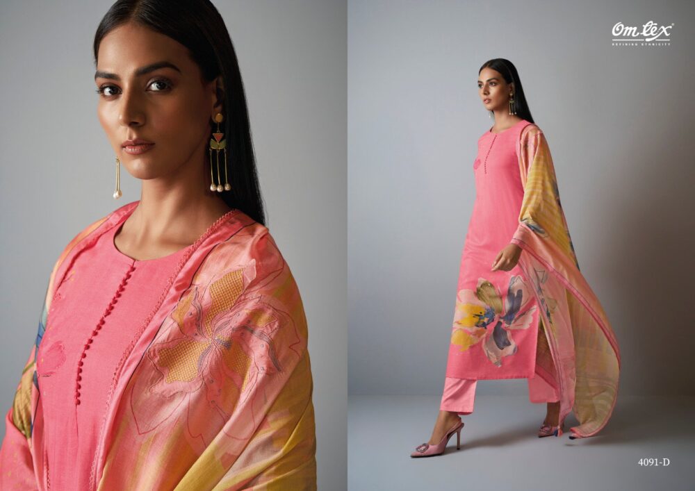 OMTEX CATALINA PREMIUM LINEN DESIGNER SALWAR KAMEEZ ONLINE - Image 4