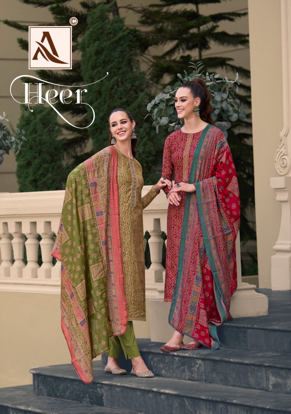 HEER BY ALOK SUIT PREMIUM MUDAAL PRINT DESIGNER SALWAR SUITS ONLINE