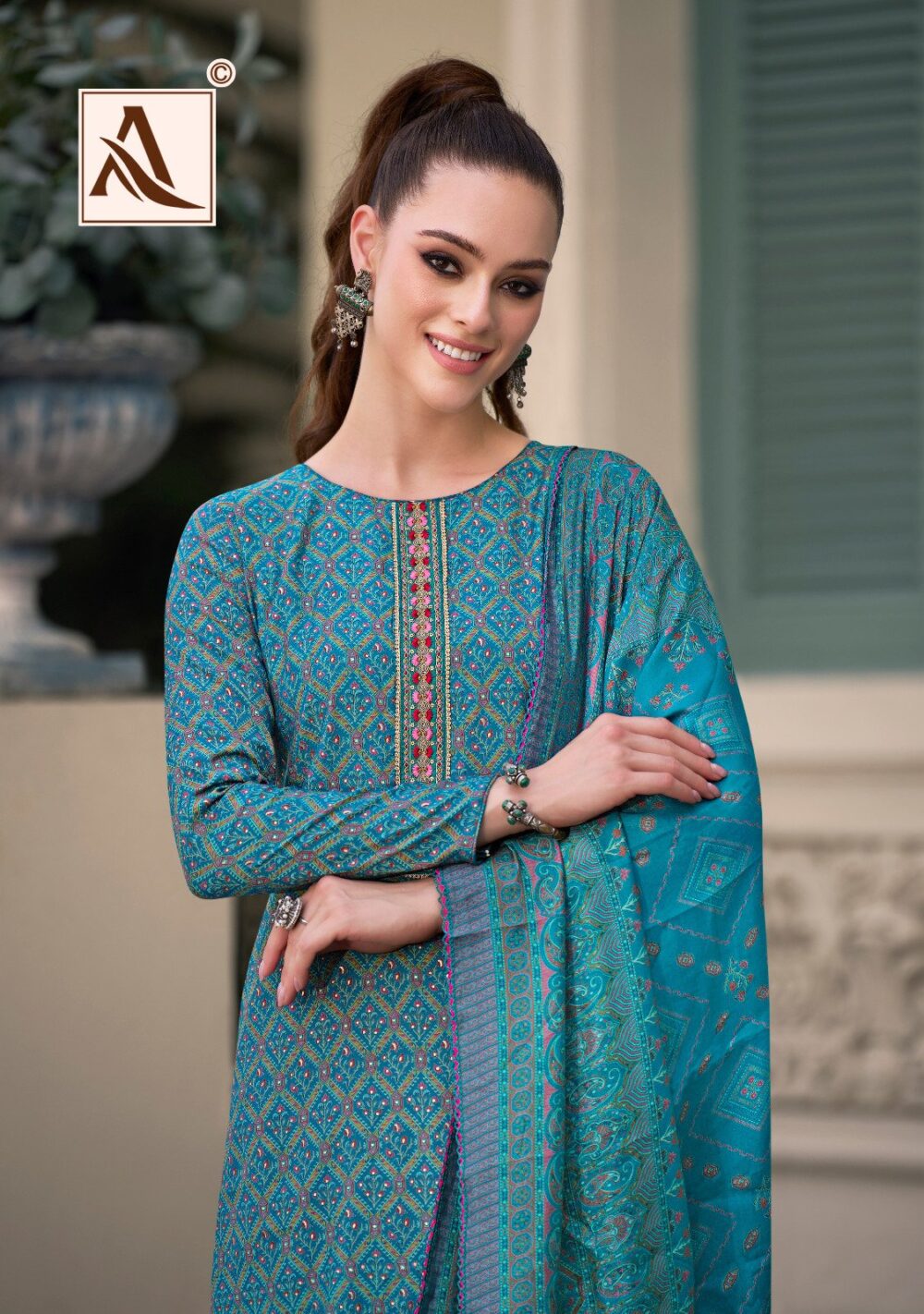 HEER BY ALOK SUIT PREMIUM MUDAAL PRINT DESIGNER SALWAR SUITS ONLINE - Image 3