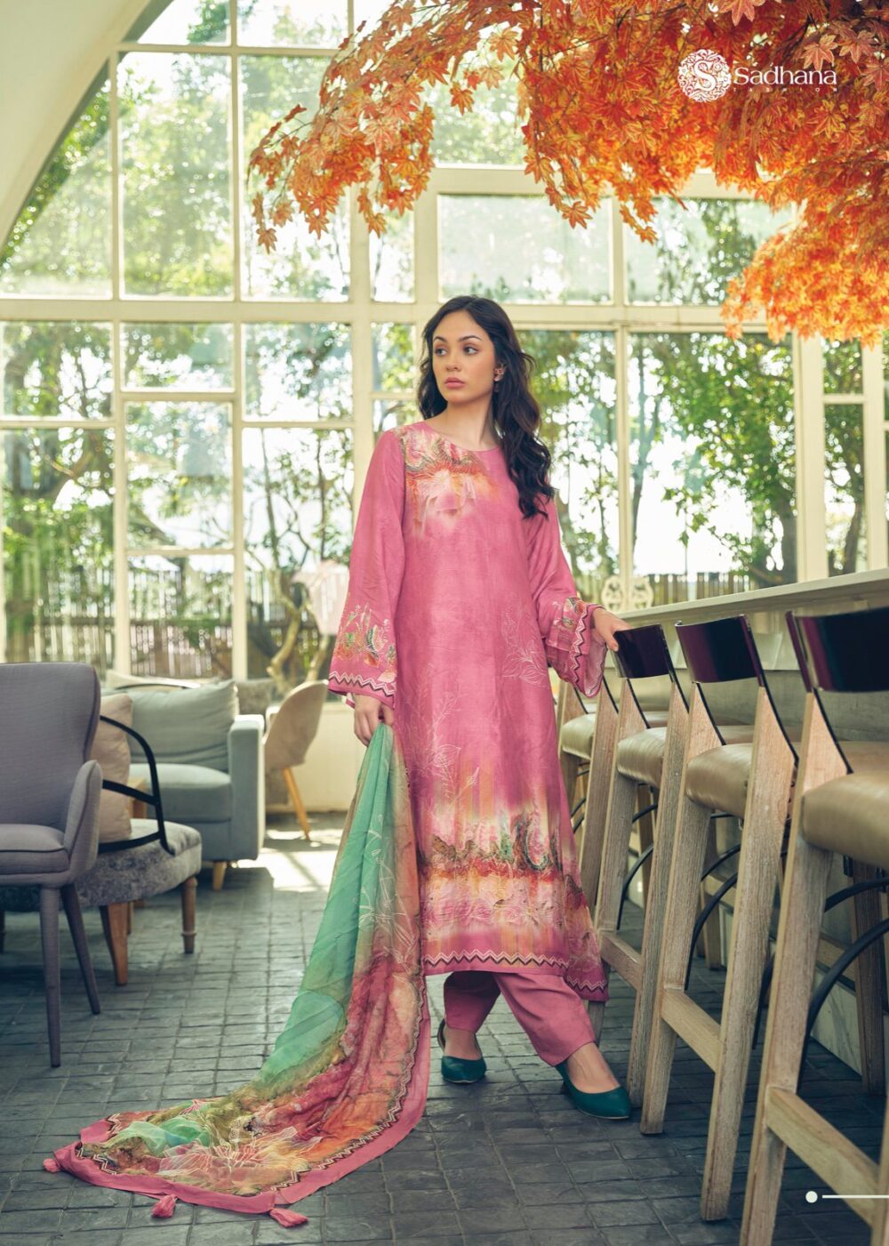 SADHANA FASHION AKALI PURE MUSLIN SILK NEW FESTIVAL DESIGNER SALWAR KAMEEZ COLLECTION ONLINE - Image 18