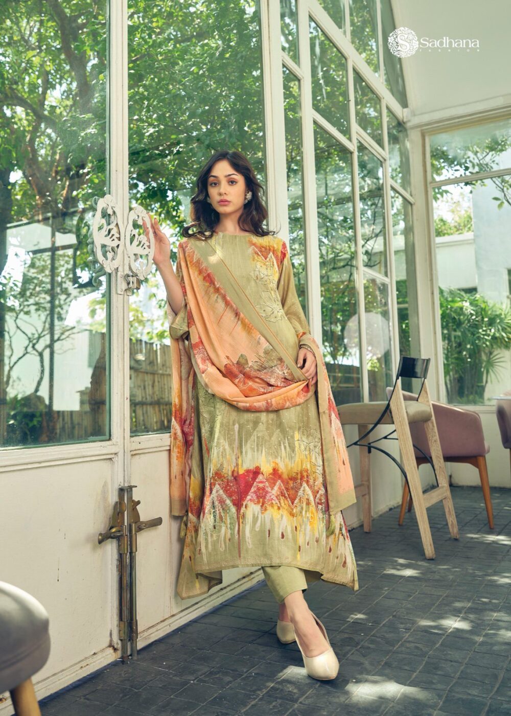 SADHANA FASHION AKALI PURE MUSLIN SILK NEW FESTIVAL DESIGNER SALWAR KAMEEZ COLLECTION ONLINE - Image 22