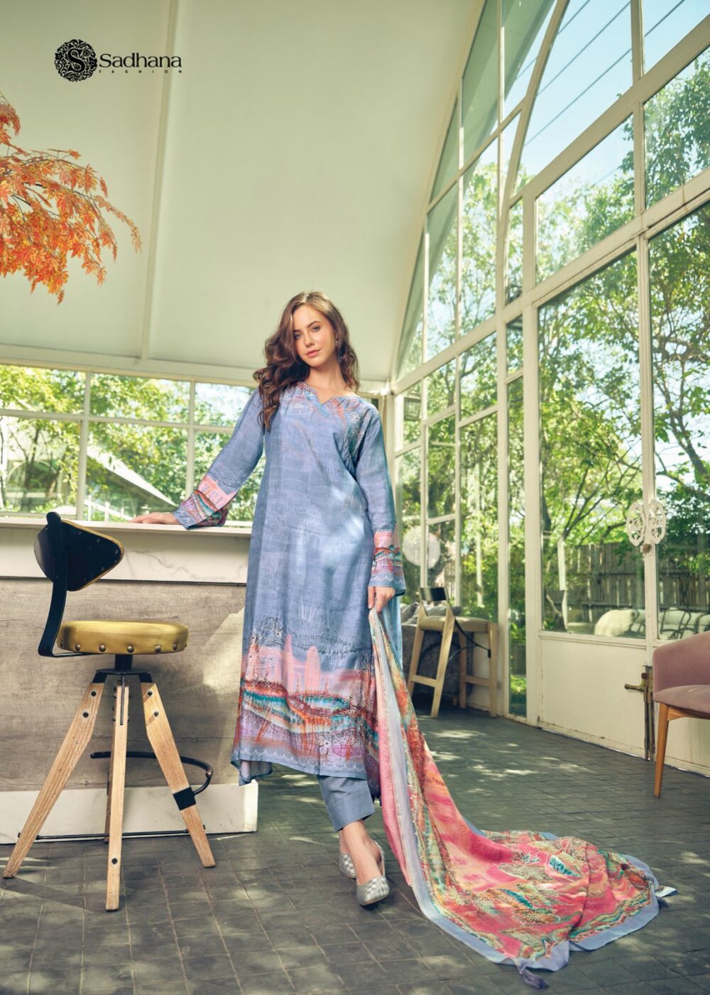 SADHANA FASHION AKALI PURE MUSLIN SILK NEW FESTIVAL DESIGNER SALWAR KAMEEZ COLLECTION ONLINE - Image 10