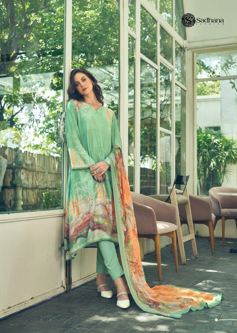 SADHANA FASHION AKALI PURE MUSLIN SILK NEW FESTIVAL DESIGNER SALWAR KAMEEZ COLLECTION ONLINE - Image 24