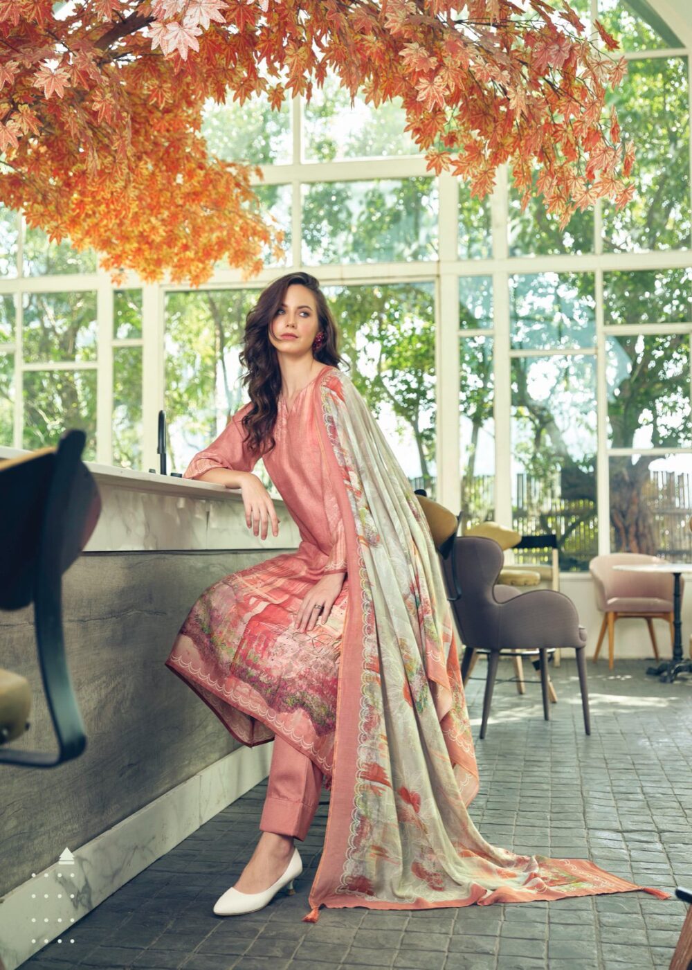 SADHANA FASHION AKALI PURE MUSLIN SILK NEW FESTIVAL DESIGNER SALWAR KAMEEZ COLLECTION ONLINE - Image 6