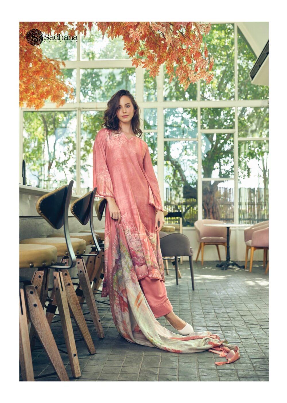 SADHANA FASHION AKALI PURE MUSLIN SILK NEW FESTIVAL DESIGNER SALWAR KAMEEZ COLLECTION ONLINE - Image 12