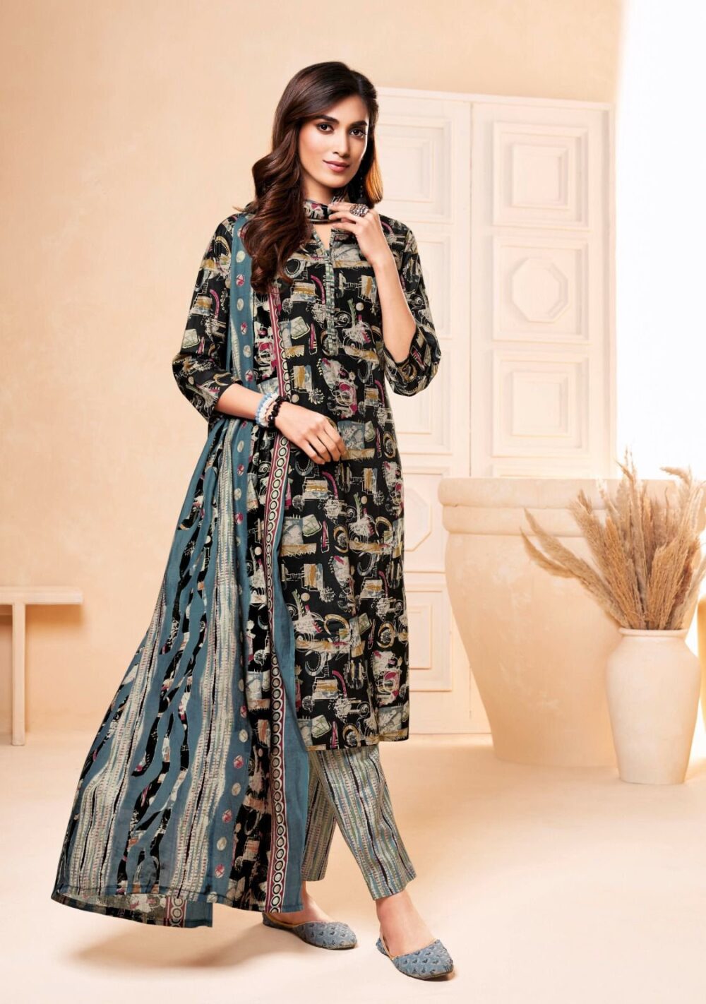 SURYAJYOTI POSHAK VOL 4 PURE COTTON SUMMER COLLECTION DRESS MATERIALS - Image 6