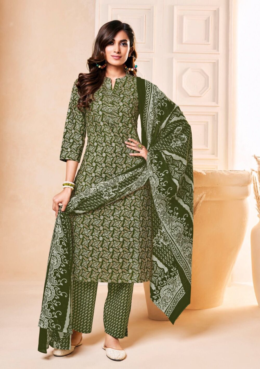 SURYAJYOTI POSHAK VOL 4 PURE COTTON SUMMER COLLECTION DRESS MATERIALS - Image 11