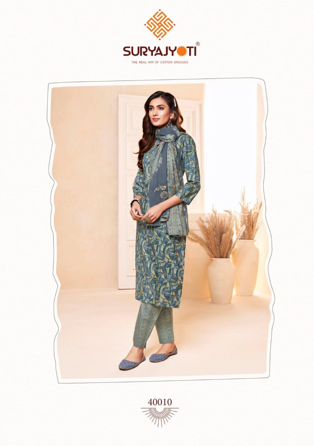 SURYAJYOTI POSHAK VOL 4 PURE COTTON SUMMER COLLECTION DRESS MATERIALS - Image 9