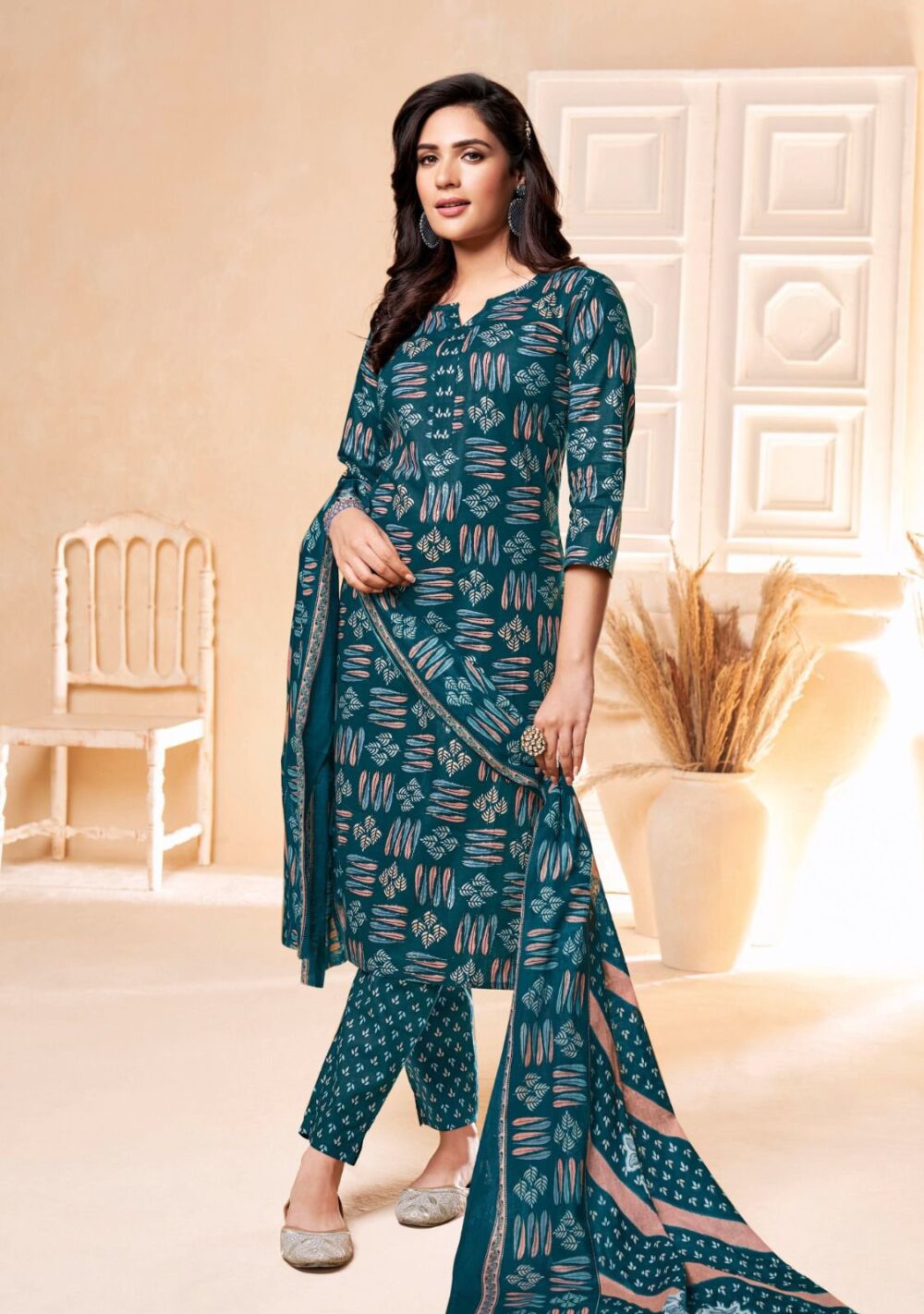 SURYAJYOTI POSHAK VOL 4 PURE COTTON SUMMER COLLECTION DRESS MATERIALS - Image 10
