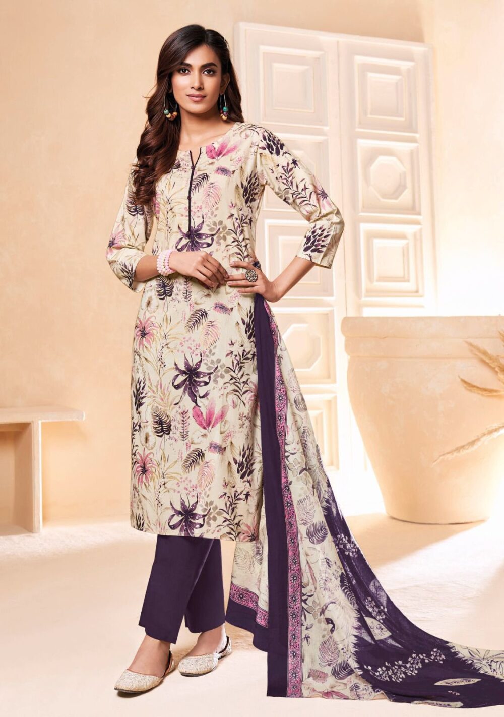 SURYAJYOTI POSHAK VOL 4 PURE COTTON SUMMER COLLECTION DRESS MATERIALS - Image 5