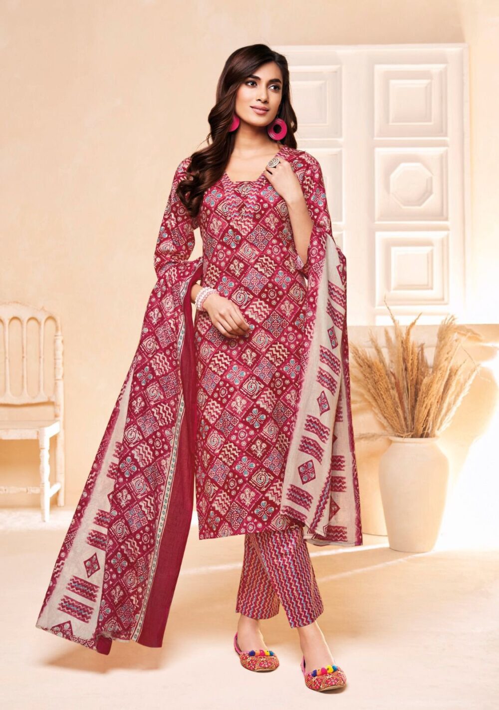 SURYAJYOTI POSHAK VOL 4 PURE COTTON SUMMER COLLECTION DRESS MATERIALS - Image 3