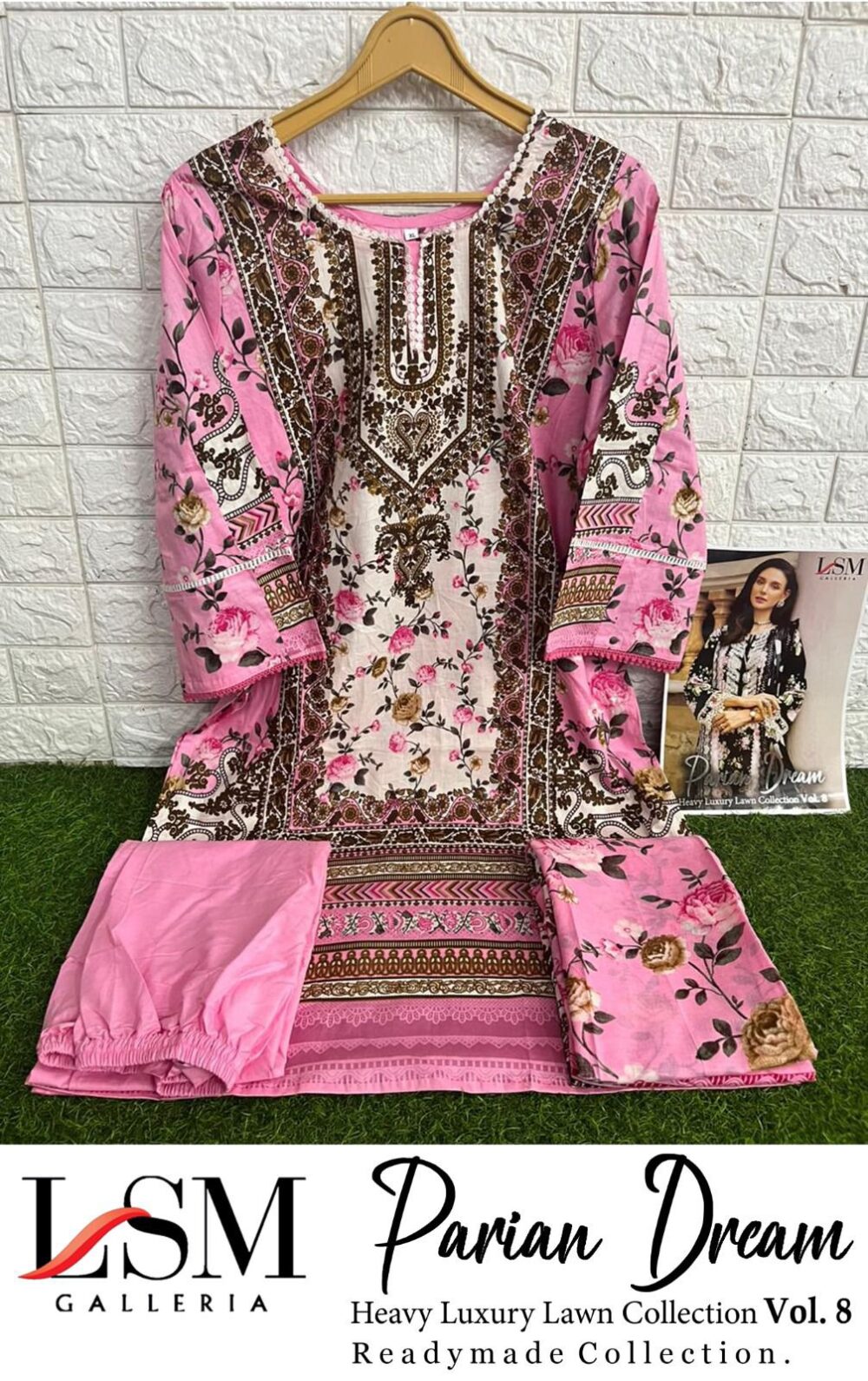 LSM PARIAN DREAM READYMADE PAKISTANI EXCLUSIVE HEAVY LAWN COLLECTION