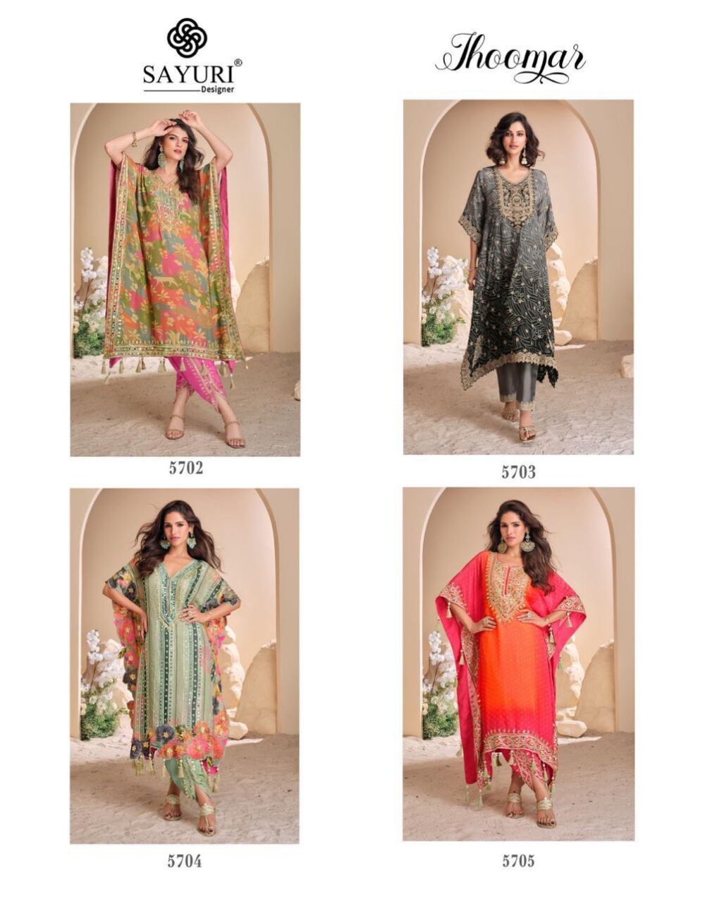 JHOOMAR BY SAYURI DESIGNER PURE VISCOSE PARTY WEAR PUNJABI COLLECTION - Image 12