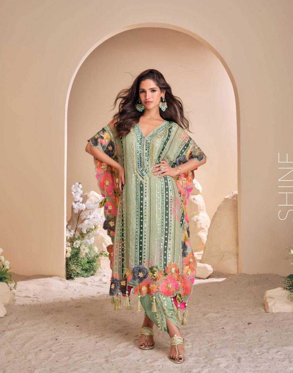 JHOOMAR BY SAYURI DESIGNER PURE VISCOSE PARTY WEAR PUNJABI COLLECTION - Image 2