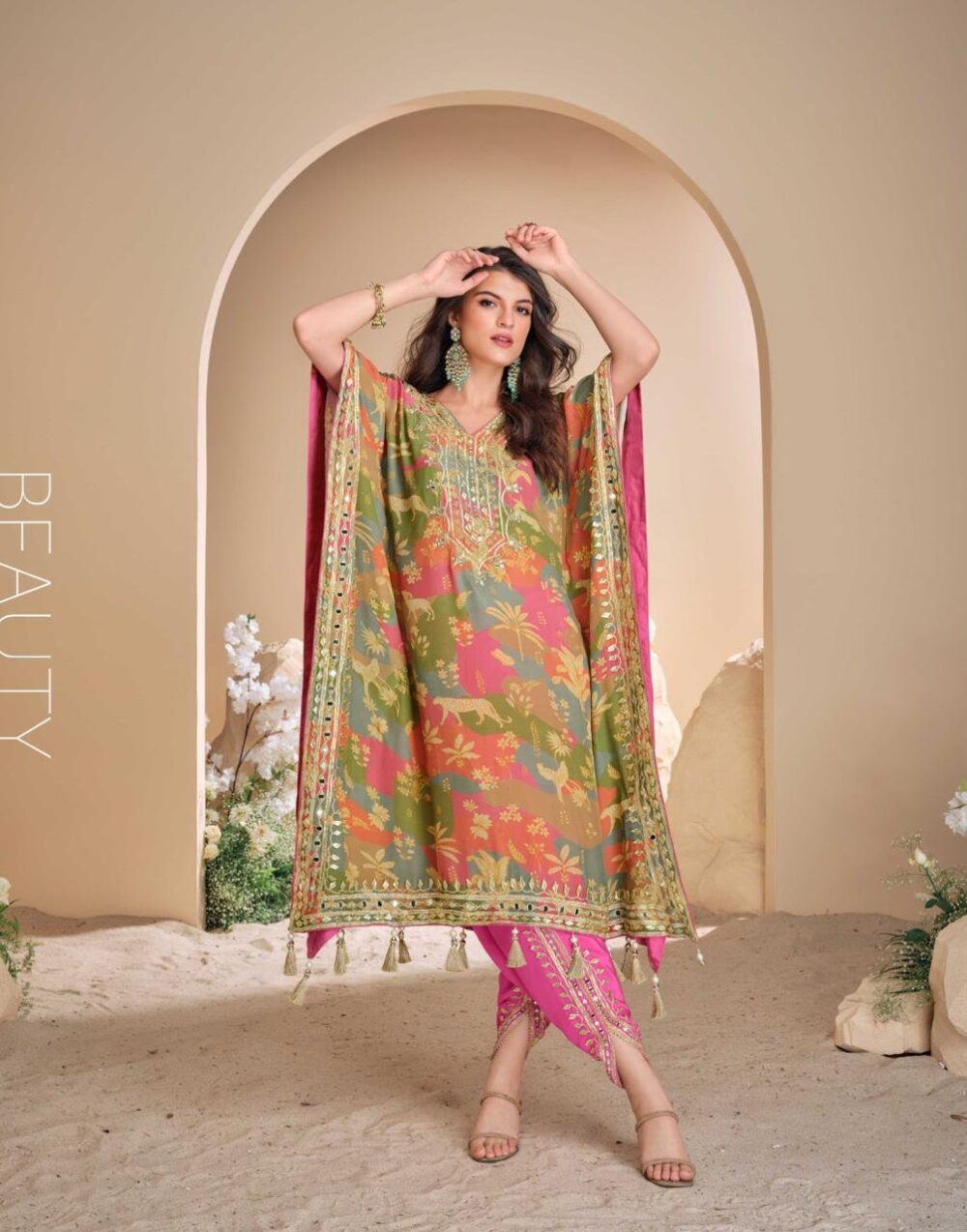 JHOOMAR BY SAYURI DESIGNER PURE VISCOSE PARTY WEAR PUNJABI COLLECTION - Image 4