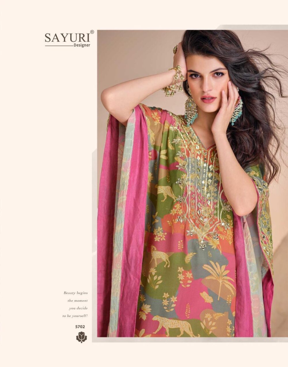 JHOOMAR BY SAYURI DESIGNER PURE VISCOSE PARTY WEAR PUNJABI COLLECTION - Image 3