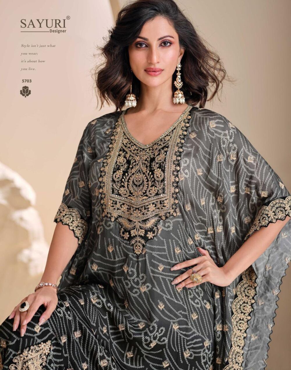 JHOOMAR BY SAYURI DESIGNER PURE VISCOSE PARTY WEAR PUNJABI COLLECTION - Image 8